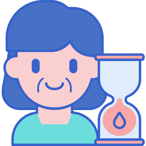 menopausa Flaticons Lineal Color icona