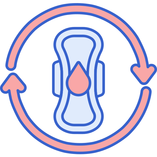 menstruationszyklus Flaticons Lineal Color icon