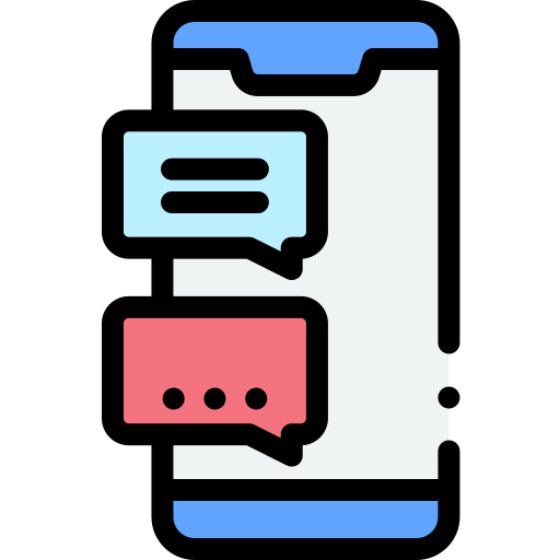 Телефон Detailed Rounded Lineal color иконка