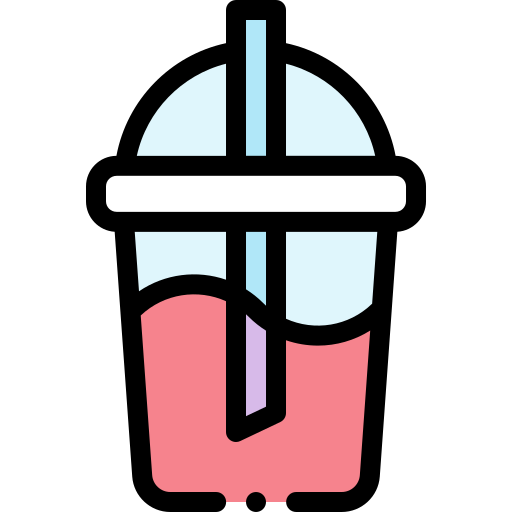 Cup Detailed Rounded Lineal color icon