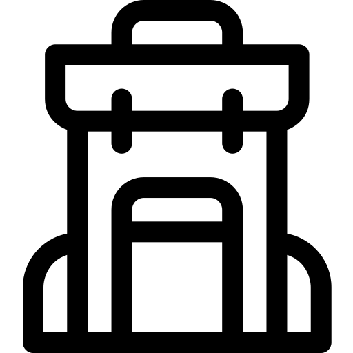 plecak Basic Rounded Lineal ikona