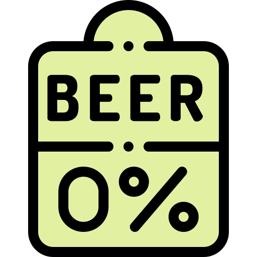 ノンアルコールビール Detailed Rounded Lineal color icon
