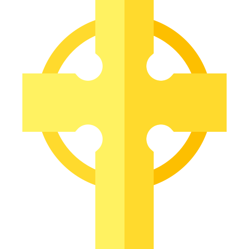 croix celtique Basic Straight Flat Icône