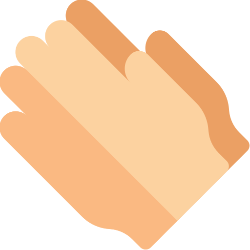 Руки Basic Rounded Flat иконка