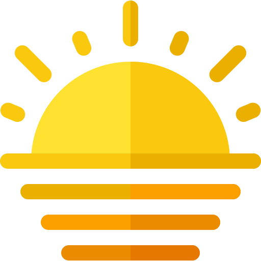 日の出 Basic Rounded Flat icon