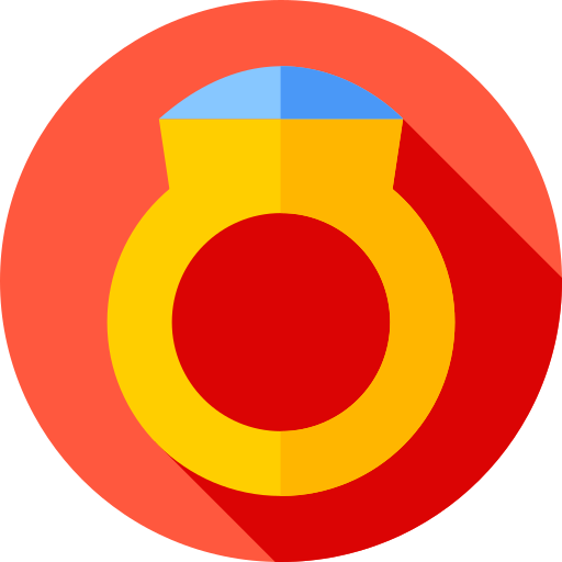 Anillo Flat Circular Flat icono