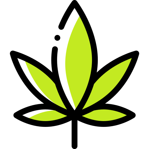 marihuana Detailed Rounded Color Omission icon