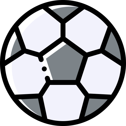 fußball Detailed Rounded Color Omission icon