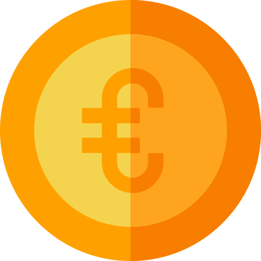 euro Basic Straight Flat ikona