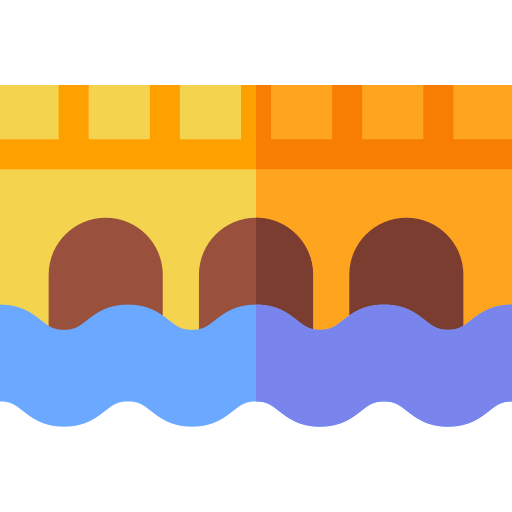 pont Basic Straight Flat Icône