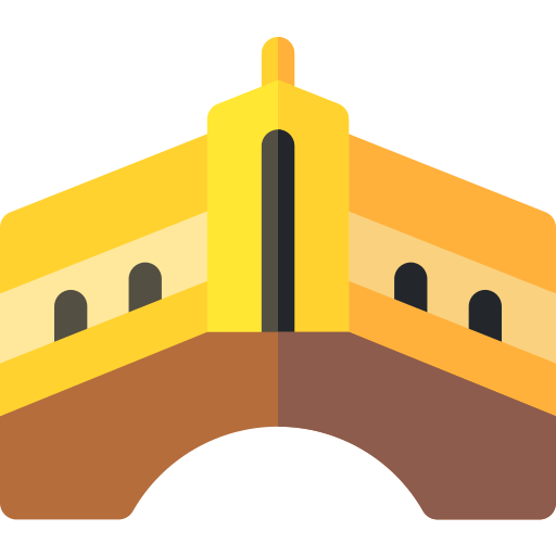 rialto-brücke Basic Rounded Flat icon