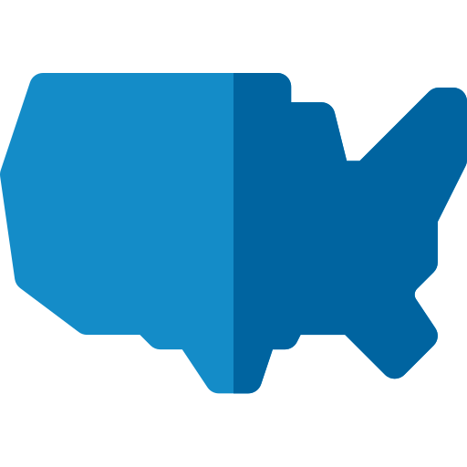 de verenigde staten van amerika Basic Rounded Flat icoon
