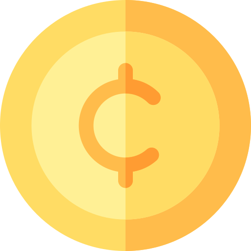 cent Basic Rounded Flat ikona