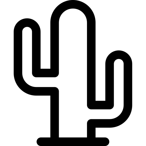 カクタス Basic Rounded Lineal icon