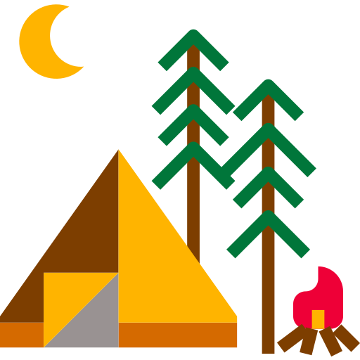 camping PMICON Flat icon