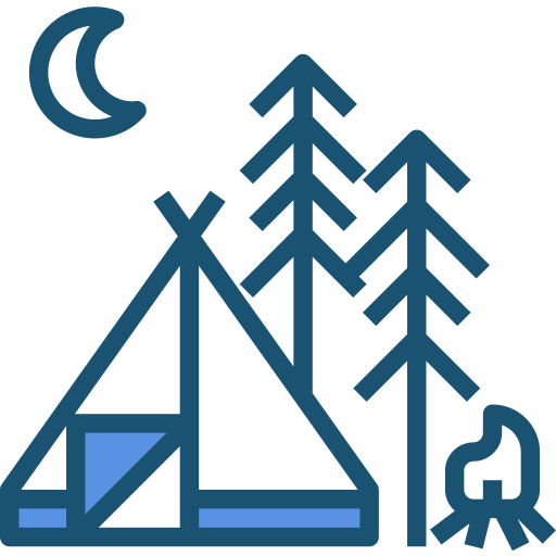 camping PMICON Blue icon