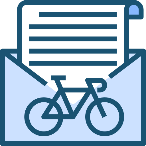 bicicletta PMICON Blue icona