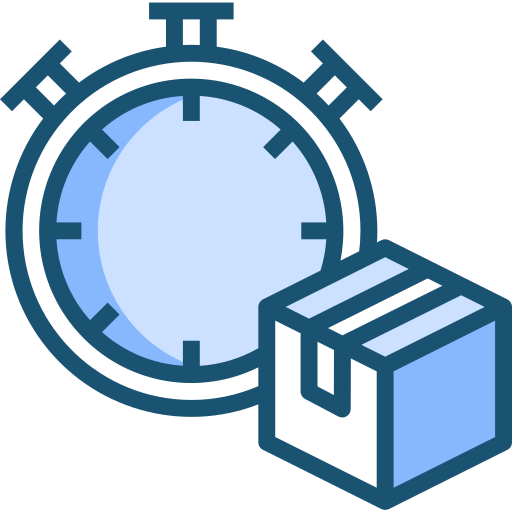 Clock PMICON Blue icon