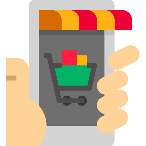 online einkaufen PMICON Flat icon
