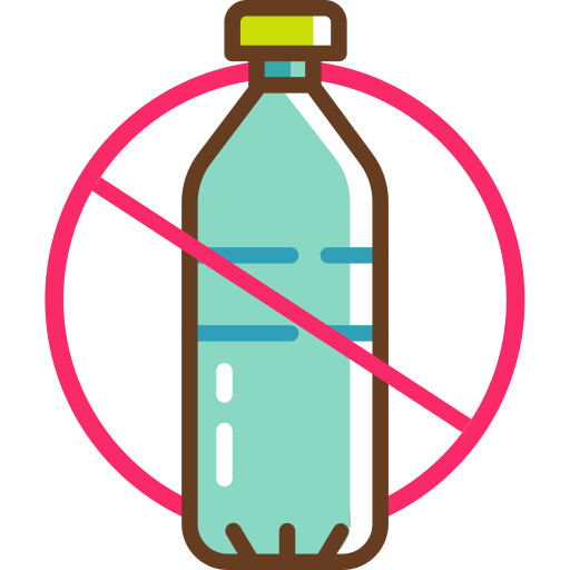 Botella de plástico Chanut is Industries Lineal Color icono
