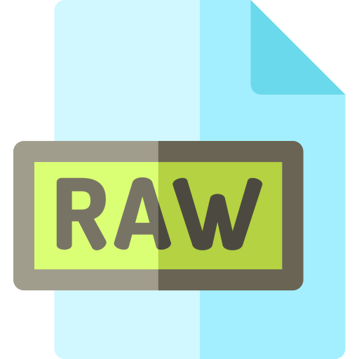 archivo raw Basic Rounded Flat icono