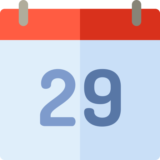 calendario Basic Rounded Flat icona