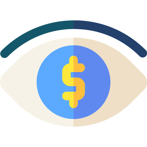 Eye Basic Rounded Flat icon