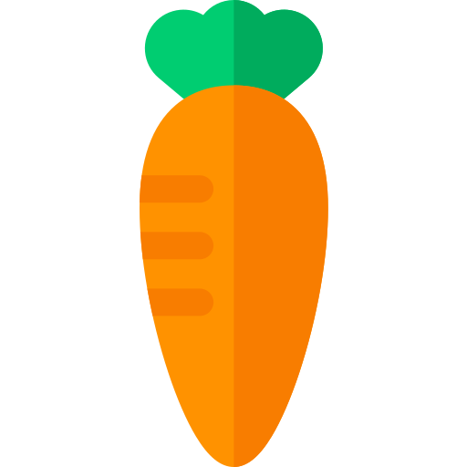 wortel Basic Rounded Flat icoon