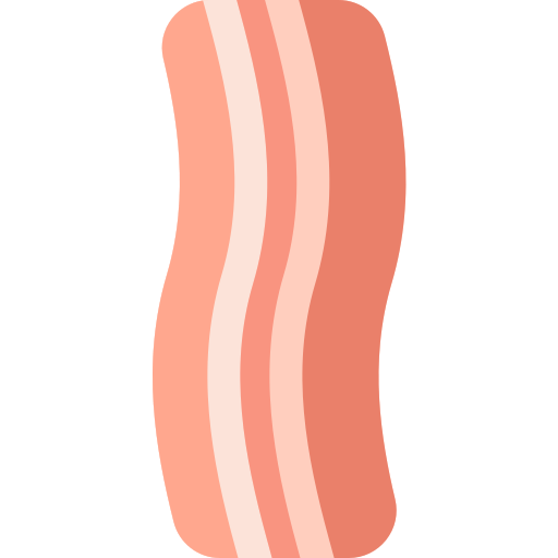 bacon Basic Rounded Flat Icône