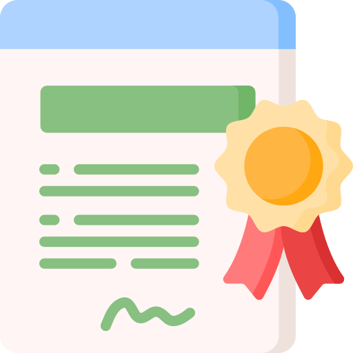 Сертификат Special Flat иконка