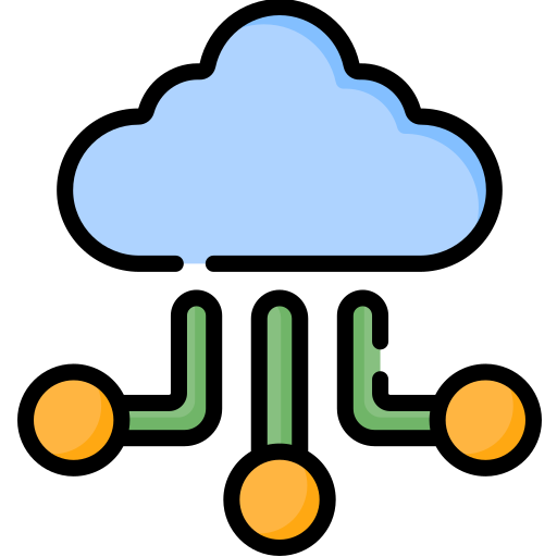 cloud computing Special Lineal color icona