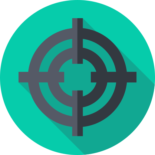 Target Flat Circular Flat icon