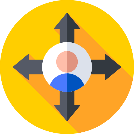 マネジャー Flat Circular Flat icon