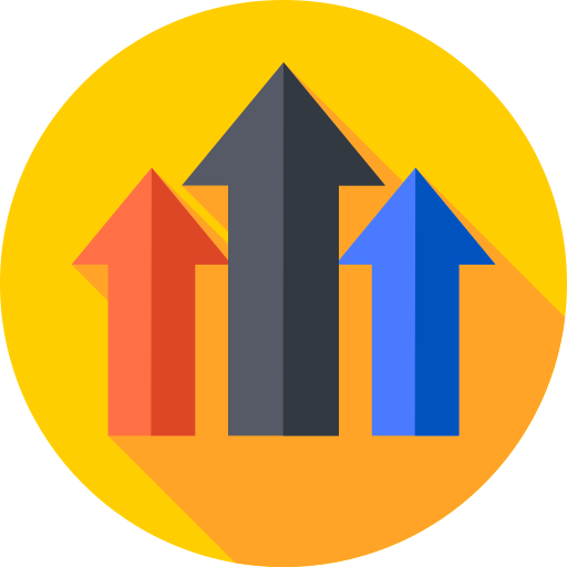 diagramm Flat Circular Flat icon