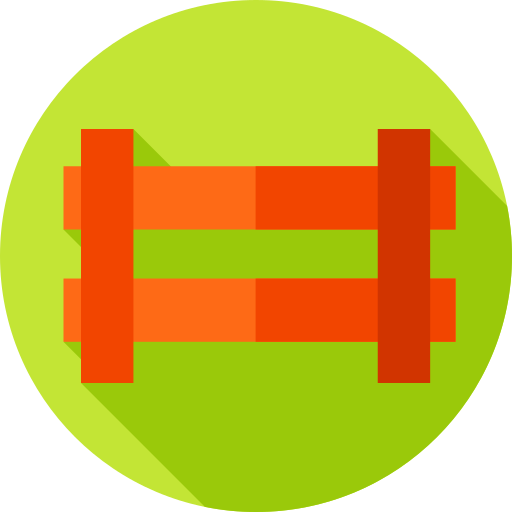 フェンス Flat Circular Flat icon