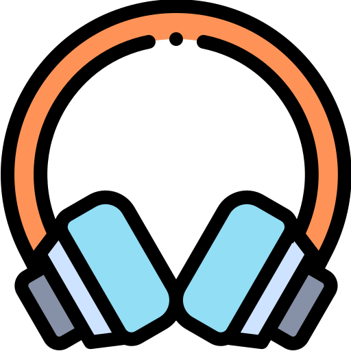 Audio Detailed Rounded Lineal color icon