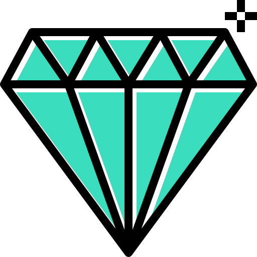 다이아몬드 Becris Lineal color icon