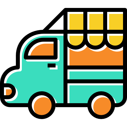 ciężarówka dostawcza Becris Lineal color ikona