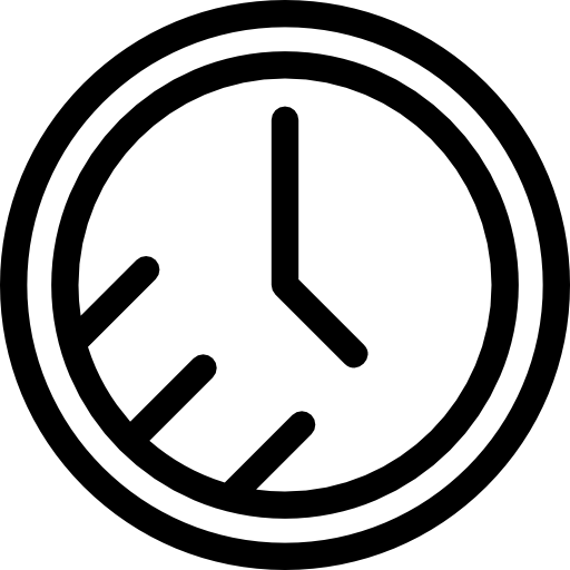 시계 Detailed Rounded Lineal icon