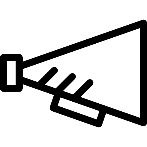 megáfono Detailed Rounded Lineal icono