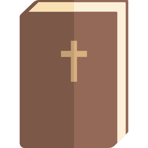 bíblia Basic Rounded Flat Ícone