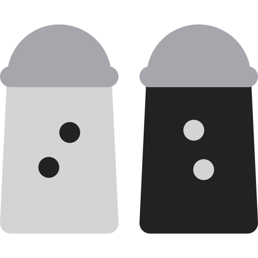 Salt and pepper Basic Rounded Flat icon