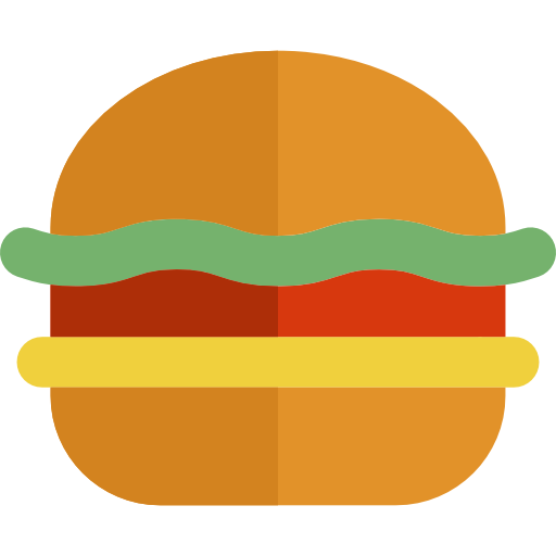 burger Basic Rounded Flat Icône