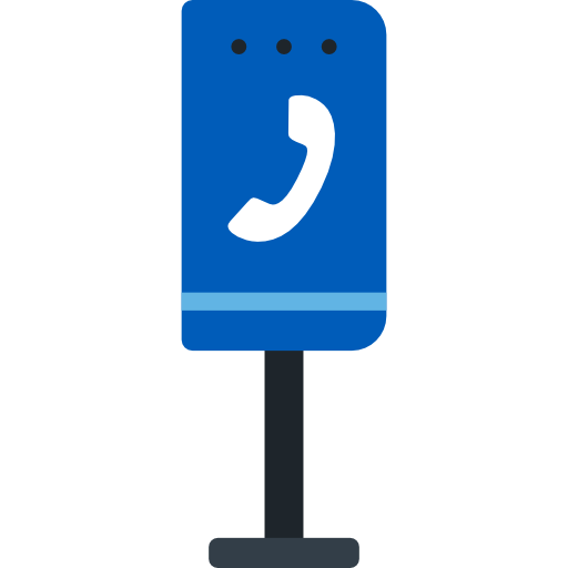 Öffentliches telefon Special Flat icon