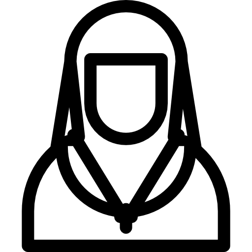 Монахиня Basic Rounded Lineal иконка