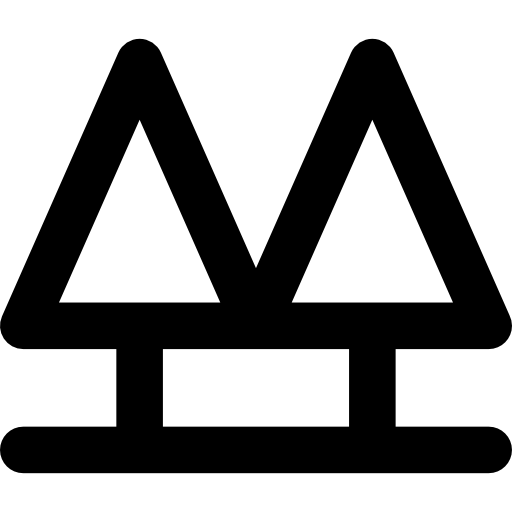 숲 Basic Rounded Lineal icon