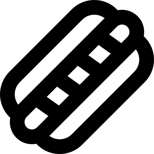 Hot dog Basic Rounded Lineal icon