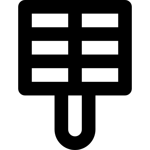 parrilla Basic Rounded Lineal icono