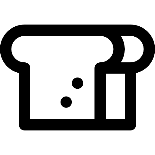 pain Basic Rounded Lineal Icône