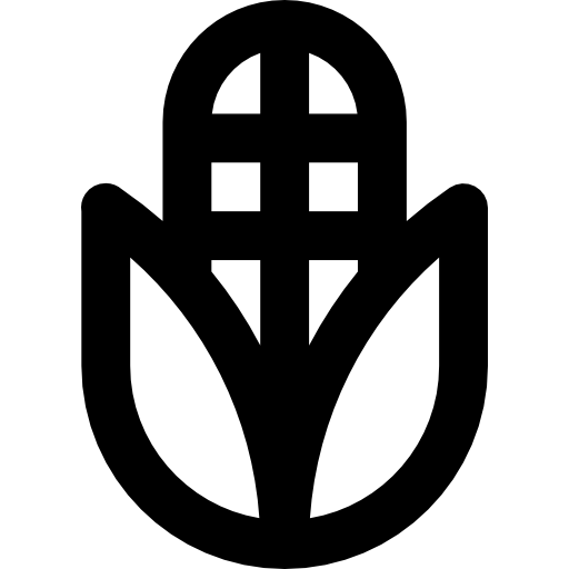maíz Basic Rounded Lineal icono